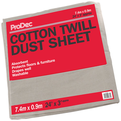 ProDec 243SQB 24x3ft Cotton Dust Sheet