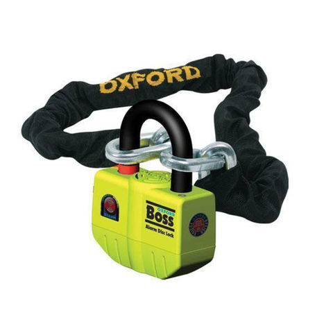 Machine Mart Xtra Oxford OF7 Boss Ultra Strong Alarm Lock with 12m Chain