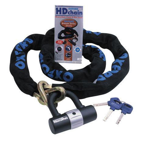 Image of Oxford Oxford OF159 Heavy Duty Chain Lock - 1.5m