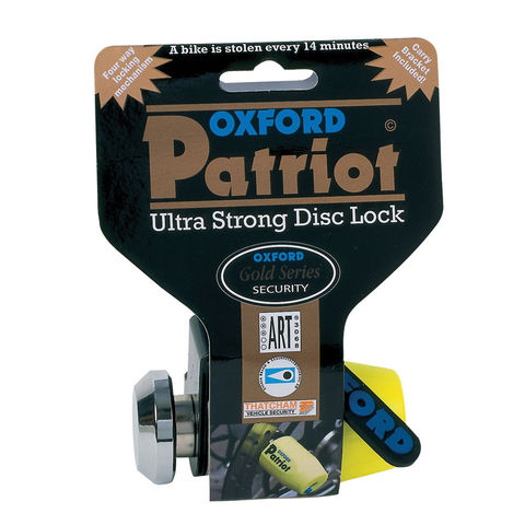 Image of Oxford Oxford OF40 Patriot Ultra Strong Disc Lock