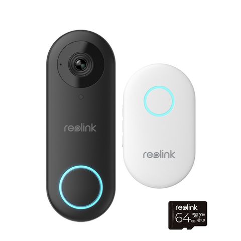 Image of Nycomm Nycomm Reolink 5MP 180° View WiFi Video Doorbell with 64GB microSD Card
