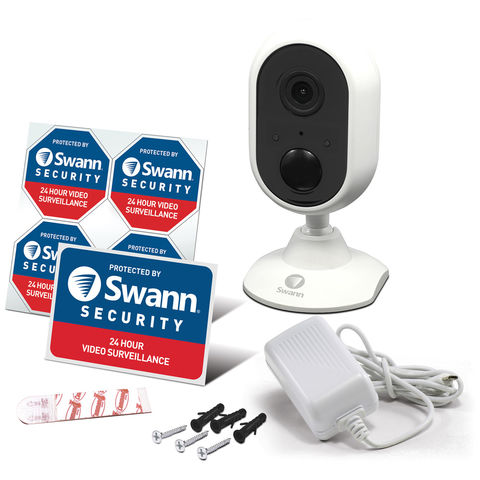 Image of Swann Swann Wi-Fi 1080p Indoor Security Camera Heat & Motion Sensing + Night Vision & 2-Way Audio