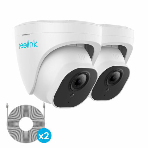 Reolink NVCD10M2PK 2 Pack 10MP Dome Add-on Cameras with 18m Network Cables