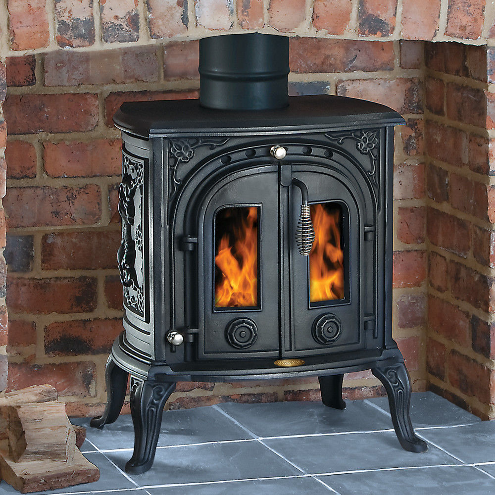 Clarke Junior Victoria Ii Cast Iron Wood Burning Stove Machine