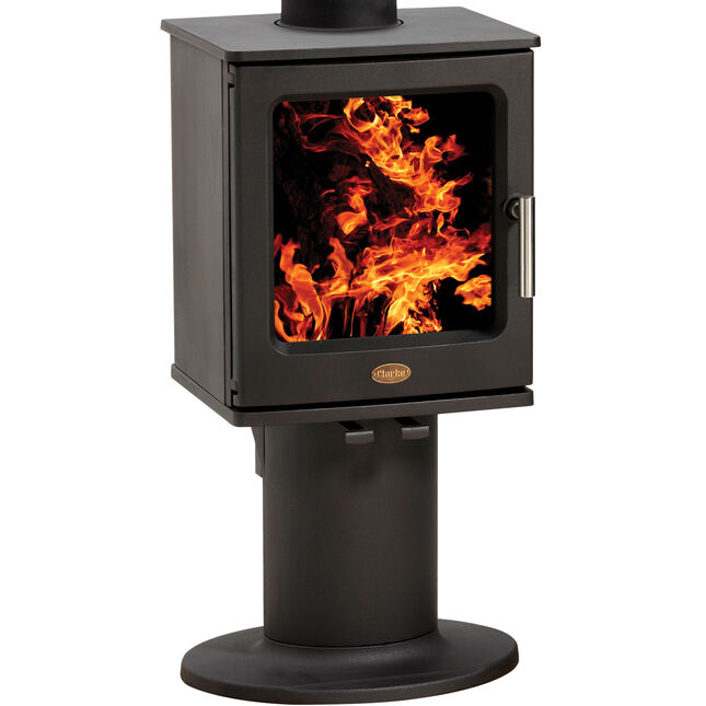 Clarke Gloucester 5kw Cast Iron Wood Burning Pedestal Stove