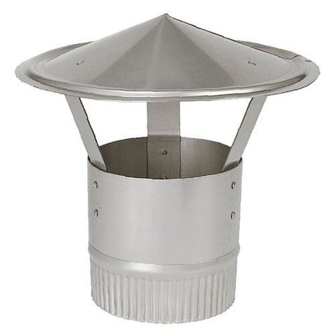 Image of Clarke 6" Stainless Steel Flue Cowling