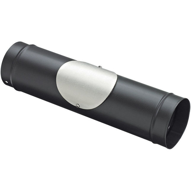 500mm x 5″ Straight Flue Pipe with Door