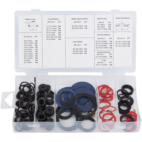 Image of Machine Mart 125 Piece Tap Reseater Washer Assortment Set