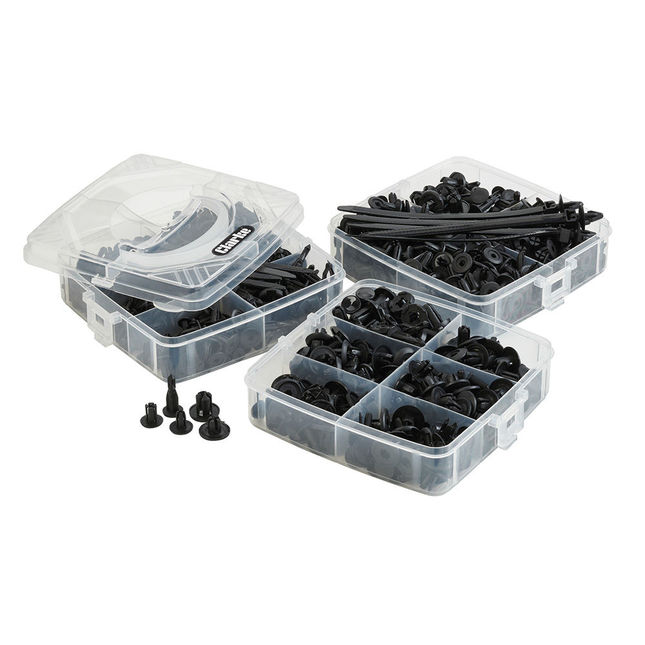 Clarke Cht951 630 Piece Fixing Clip & Cable Tie Set