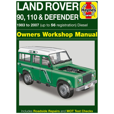 Image of Haynes Haynes Land Rover 90, 110 & Defender Diesel (83 - 07) Up to 56 Manual