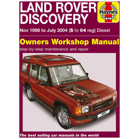 Image of Haynes Haynes Land Rover Discovery Diesel (Nov 98 - Jul 04) S to 04 Manual