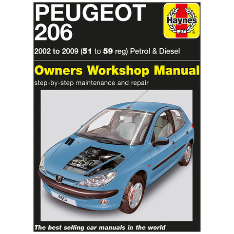 Image of Haynes Haynes Peugeot 206 Petrol & Diesel (02 - 09) 51 to 59 Manual