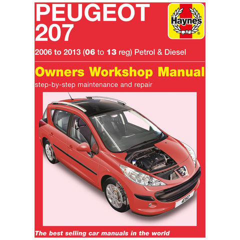 Image of Haynes Haynes Peugeot 207 Petrol & Diesel (06 - July 09) 06 to 09 Manual