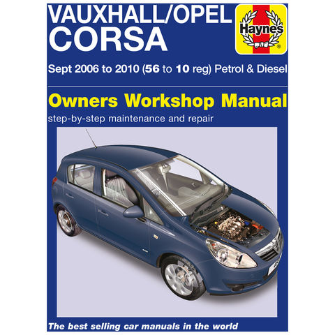 Image of Haynes Haynes Vauxhall/Opel Corsa Petrol & Diesel (Sept 06 - 10) 56 to 10 Manual