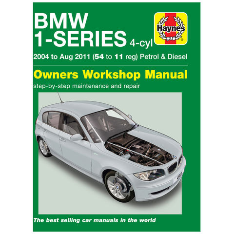 Image of Haynes Haynes BMW 1-Series 4-cyl Petrol & Diesel (04 - Aug 11) 54 to 11 Manual