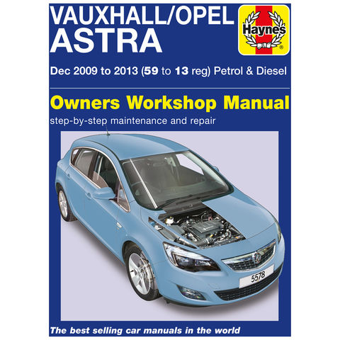 Image of Haynes Haynes Vauxhall/Opel Astra (Dec 09 - 13) 59 to 13 Manual