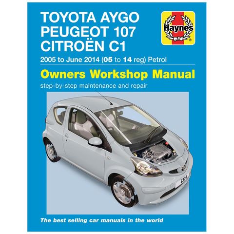 Image of Haynes Haynes Citroën C1, Peugeot 107 & Toyota Aygo Petrol (05 - June 14) 05 to 14 Manual