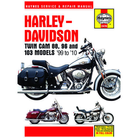 Image of Haynes Haynes Harley-Davidson Twin Cam 88, 96 & 103 Models (99 - 10) Manual