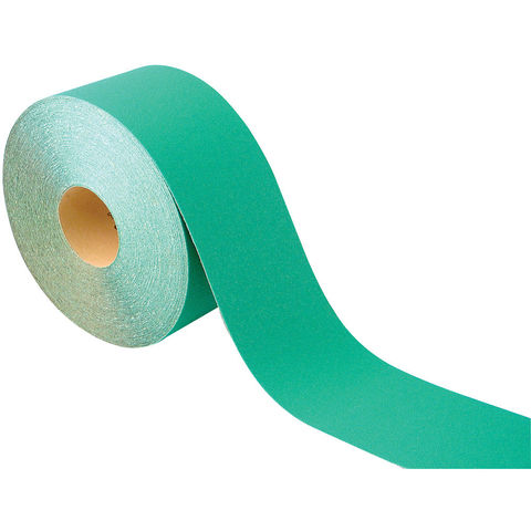 Image of National Abrasives Green Aluminium Oxide Paper - 5m Roll, 60 Grit