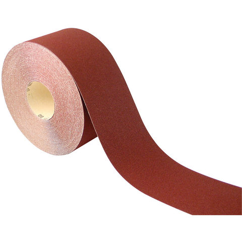 Image of National Abrasives Red Aluminium Oxide Paper - 5m Roll, 40 Grit
