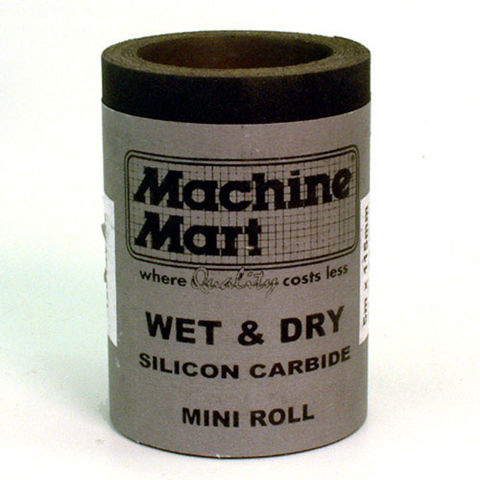 Wet & Dry Silicon Carbide Paper - 5m, 120 Grit