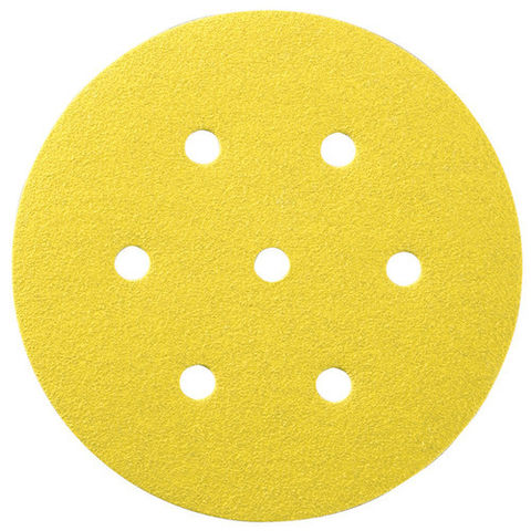 Photo of National Abrasives 150mm 7-hole Sanding Disc Diameter - Assorted Grit. Pack Of 50