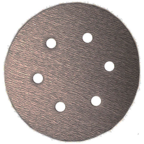 Image of Machine Mart 50 Silicon Carbide 6 Hole Sanding Disc 150mm Dia.