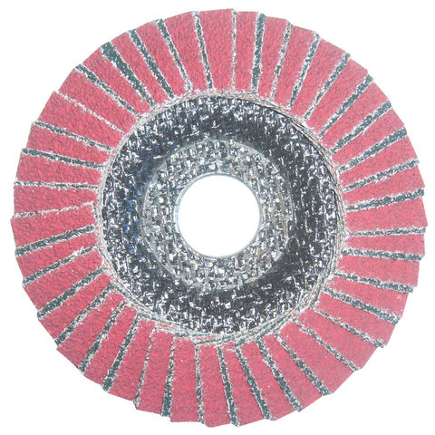 Photo of National Abrasives Ceramic & Zirconium 115m Flap Disc Grit 60