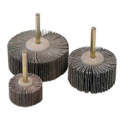 Image of National Abrasives Aluminium Oxide Flap Wheels 40x20x6mm 3 Pack Assorted Grit