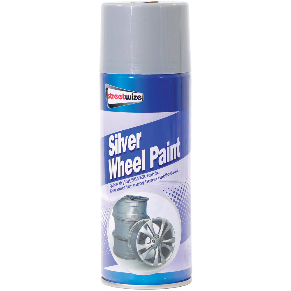 Streetwize Silver Wheel Paint Spray - Machine Mart - Machine Mart