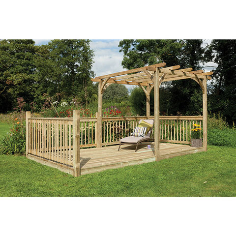 Photo of Forest Forest 2.4x4.8m Ultima Pergola Deck Kit