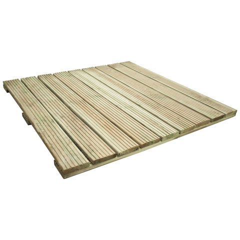 Image of Forest Forest Patio Deck Tile - 90x90cm - Pack of 4