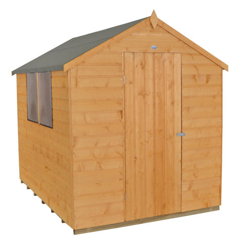 Photo of Forest Forest 6x8ft Apex Shiplap Dipped Shed