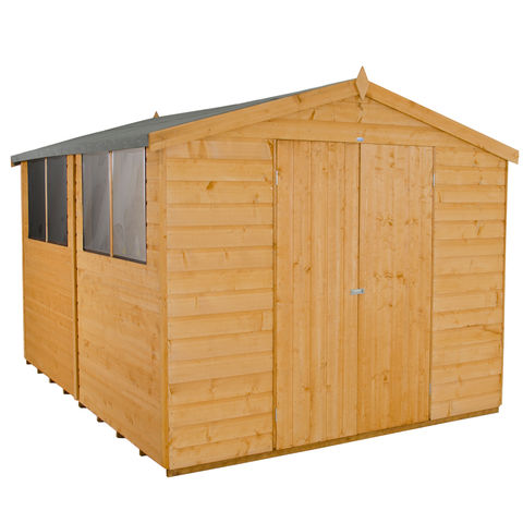 Photo of Forest Forest 8x10ft Apex Shiplap Dipped Double Door Shed