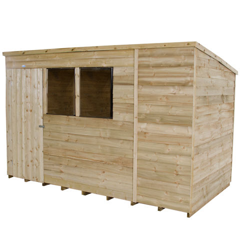 Photo of Forest Forest 10x6ft Pent Overlap Pressure Treated Shed