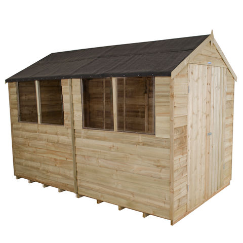 Photo of Forest Forest 6x10ft Apex Overlap Pressure Treated Shed