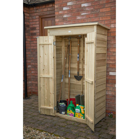 Forest Forest Pressure Treated Pent Tall Garden Store Assembled
