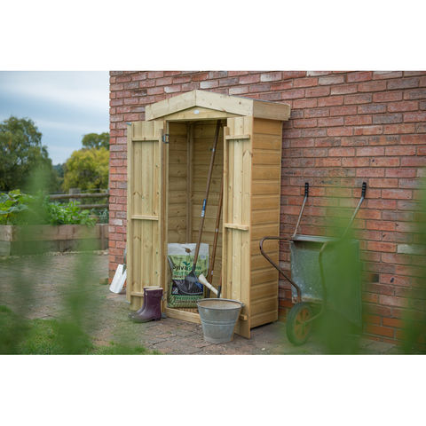Image of Forest Forest Shiplap Apex Tall Garden Store (Assembled)
