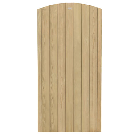 Photo of Forest 6ft Heavy Duty Dome Top Tongue & Groove Gate -1.80m High-