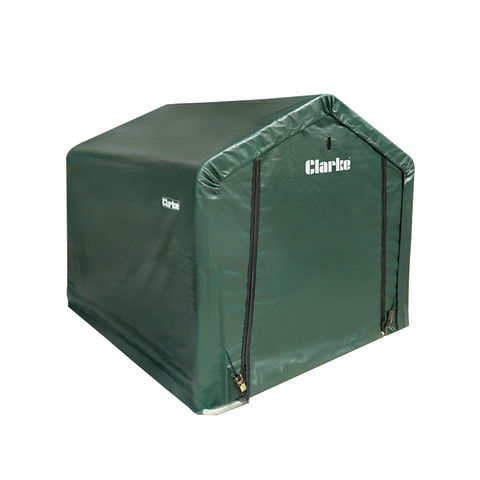 2.4 x 2.4 x 2.1m Clarke CIS788 Motorcycle Shelter/Shed 