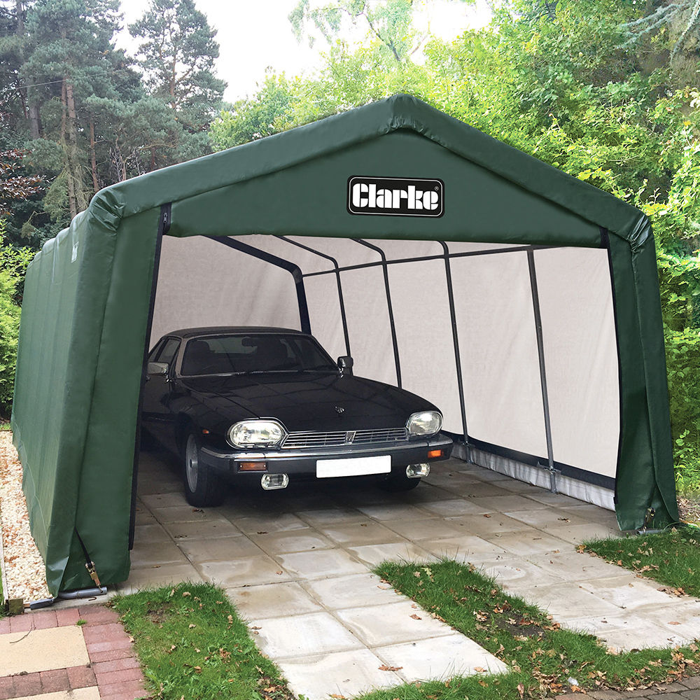 Clarke CIG81020 Garage / Workshop - Green (6.1 x 3.0 x 2.4m) - Mart - Machine