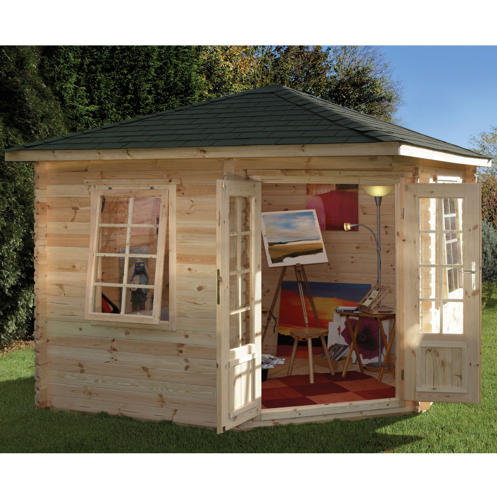 Forest 4 X 2 8m Pickering Log Cabin Assembled Machine Mart