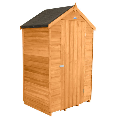 Photo of Forest Forest 4x3 Apex Overlap Dipped Shed -assembled-