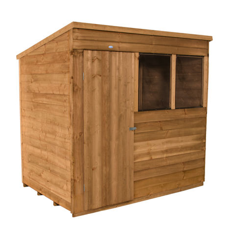 Photo of Forest Forest 7x5ft Pent Overlap Dipped Shed -assembled-