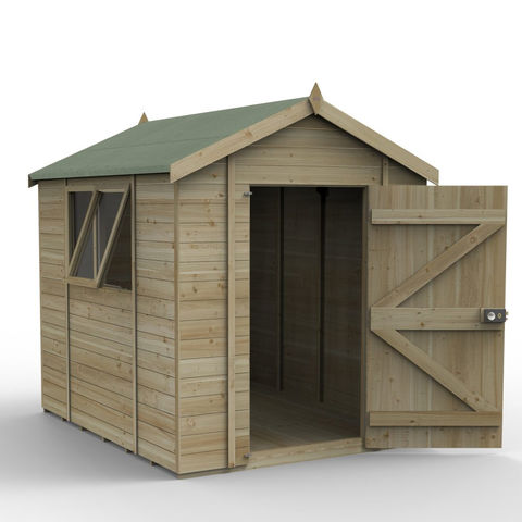 Forest Garden Timberdale 8 x 6 Apex Shed (Home Delivery)