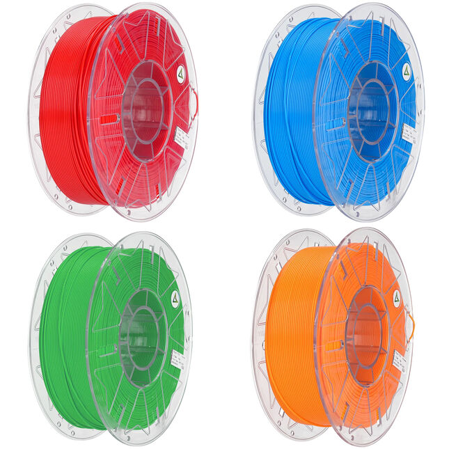 Creality Mixed Bundle Hyper Pla Rfid Filament 4x1kg Reels - 1x Red Blue Green Orange